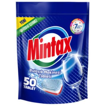 Mintax 7 in 1 50'li Bulaşık Makinası Tablet Deterjanı