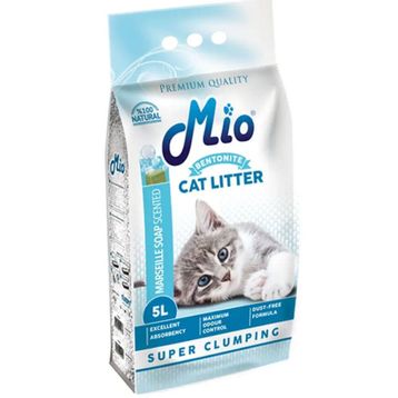 Mio 5 lt Marsilya Kalın Bentonit Kedi Kumu