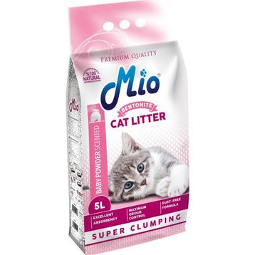 Mio 5 lt Pudra Kalın Bentonit Kedi Kumu
