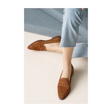 Mio Gusto River Taba Kadın Loafer Ayakkabı