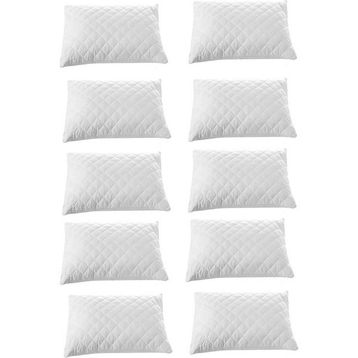 Mira Home 10'lu 100 Pamuk 50X70 Kapitoneli Yastık Koruyucu