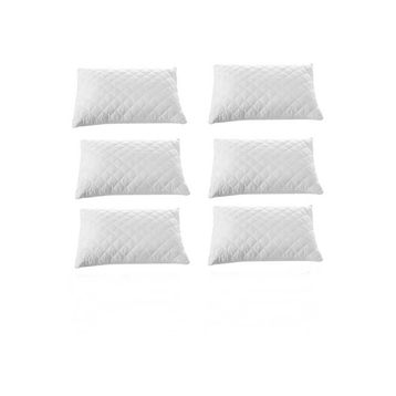 Mira Home 6'lı 50x70 cm %100 Pamuk Kapitoneli Yastık Koruyucu