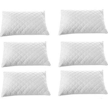 Mira Home 6'lı 50x70 cm %100 Pamuk Kapitoneli Yastık Koruyucu