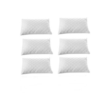 Mira Home 6'lı 50x70 cm %100 Pamuk Kapitoneli Yastık Koruyucu