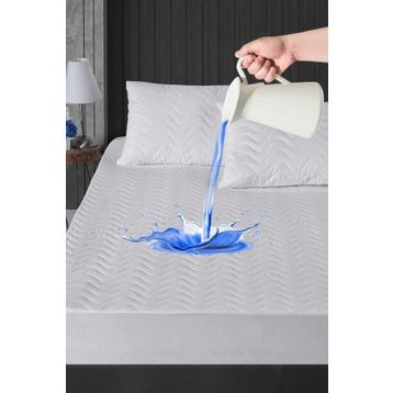 Mira Home 90x190 cm Fitted Pamuklu Sıvı Geçirmez Kapitoneli Tek Kişilik Alez