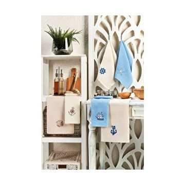 Mira Home Deniz 30x50 cm 6 Parça Mutfak Kurulama Bezi
