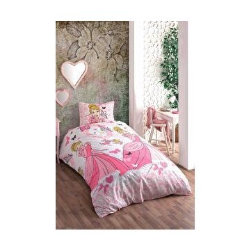 Mira Home Prenses 100x100 cm Tek Kişilik Genç Kız Çocuk Nevresim Takımı
