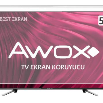 Mira Panel Awox Kırılmaz Nano 2 mm 50 inç TV Ekran Koruyucu