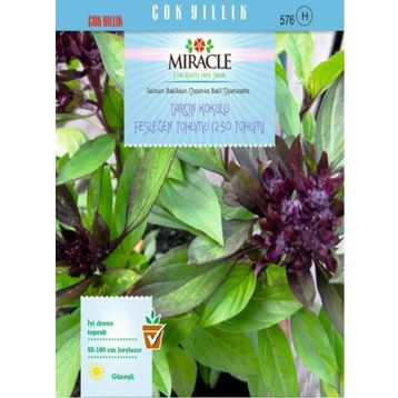 Miracle 250 Tohum Tarçın Kokulu Fesleğen Tohumu