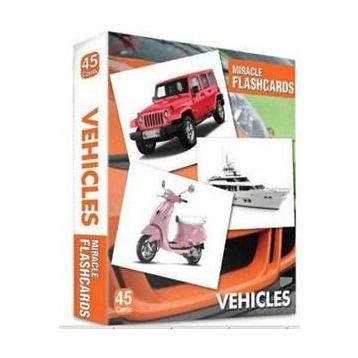 Miracle Flashcards Vehicles - 45 Pictures - Kolektif