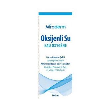 Miraderm 100 ml Oksijenli Su