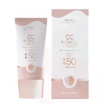 Miraderm 50 ml SPF50 Miracle Renk Düzenleyici CC Krem