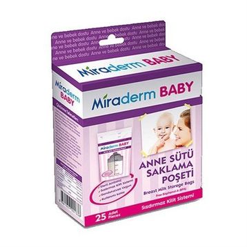 Miraderm Baby 25 Adet Anne Sütü Saklama Poşeti