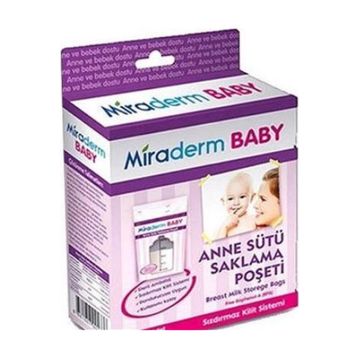 Miraderm Baby 25 Adet Anne Sütü Saklama Poşeti