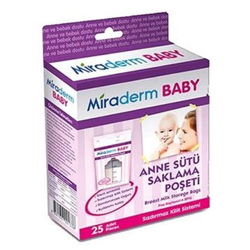 Miraderm Baby 25 Adet Anne Sütü Saklama Poşeti
