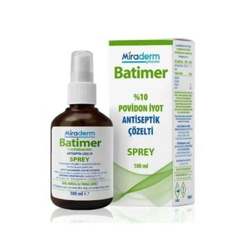 Miraderm Batimer Antiseptik 100 ml %10 Povidon İyot Sprey