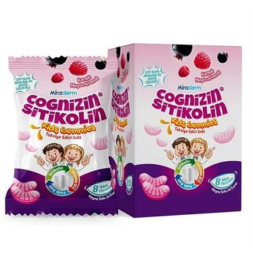 Miraderm Cognizin Sitikolin Gummies 64 Çiğnenebilir Tablet