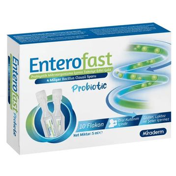 Miraderm Enterofast Probiotic 5 ml 10 Flakon