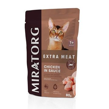 Miratorg Adult Gravy Tavuk Etli 80 gr Yaş Kedi Maması