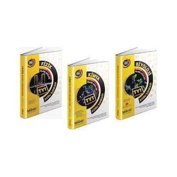 Miray 3 Kitap 2023 Tyt Fizik + Kimya + Biyoloji Soru Bankası Seti