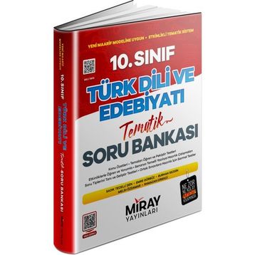 Miray Yayınları 10. Sınıf Türk Dili Ve Edebiyatı Konu Özetli Tematik Soru Bankası