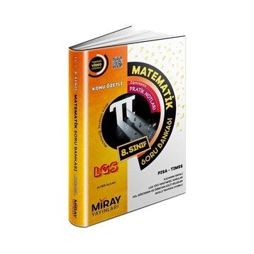 Miray Yayınları 8. Sınıf Matematik Soru Bankası