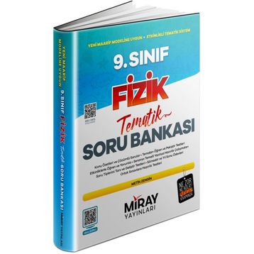 Miray Yayınları 9. Sınıf Fizik Tematik Konu Özetli Soru Bankası