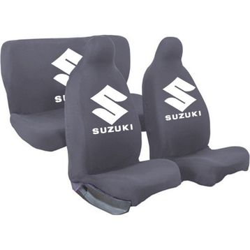 Mirsepet Suzuki Maruti 4 Parça Takım Set Gri Koltuk Koruyucu Penye