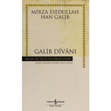 MIRZA ESEDULLAH HAN GALIB GALIB DİVANI - HASAN ALI YÜCEL