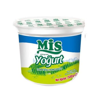 Mis 1500 gr Tam Yağlı Homojenize Yoğurt