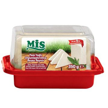 Mis Tam Yağlı Olgunlaştırılmış 350 gr Keçi Sütlü Beyaz Peynir