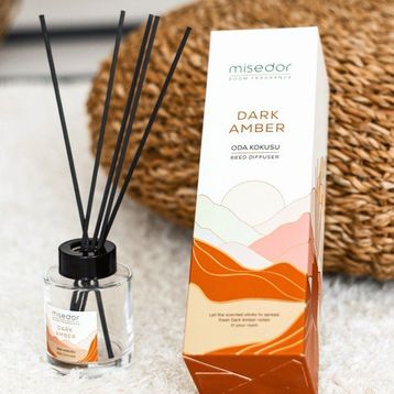 Misedor 120 ml Dark Amber Çubuklu Oda Kokusu