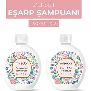 Misedor 2x250 ml Doğal Eşarp Şampuanı