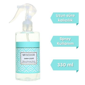 Misedor 330 ml Saray Çiçeği Oda Kokusu ve Çamaşır Parfümü