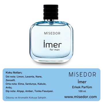 Misedor Imer Edp 100 ml Erkek Parfüm