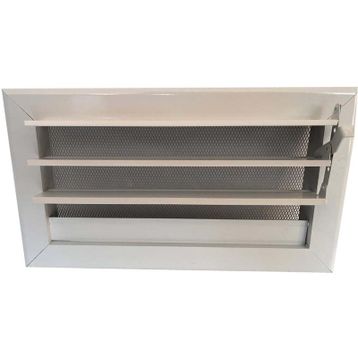 Miss Worble 50x15 cm Hareketli Panjurlu Beyaz Şömine Menfezi