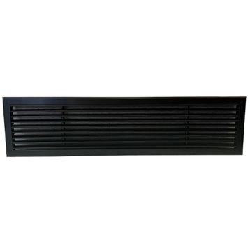 Miss Worble Alüminyum Lineer 60x15 cm Siyah Şömine Menfezi