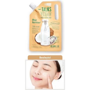 Missha Mega Nutritious 10 g Talks Vegan Squeeze Pocket Sleeping Maske