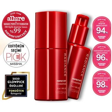 Missha Radiance Perfect Fit SPF30+ 23 Sand Fondöten