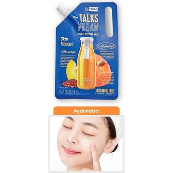 Missha Skin Fitness 10 g Talks Vegan Squeeze Pocket Sleeping Maske