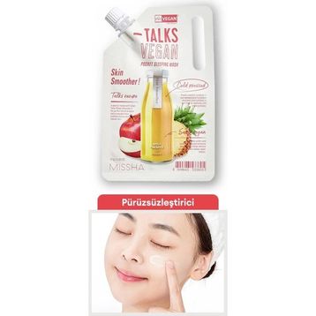 Missha Skin Smoother 10 g Talks Vegan Squeeze Pocket Sleeping Maske