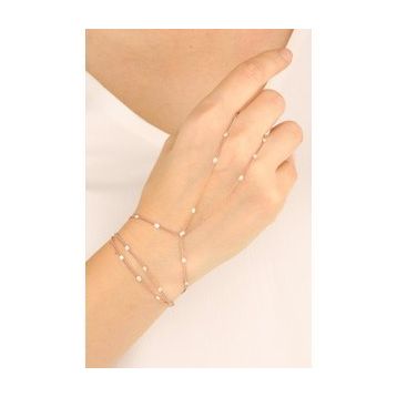 Mistik Silver Ezme Köşeli Zincir Gümüş Şahmeran