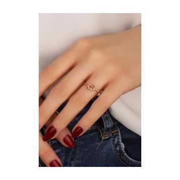 Mistik Silver Gümüş Düğümlü İnce Yüzük