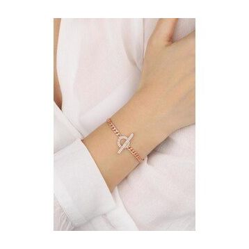 Mistik Silver Gurmet Zincir Gümüş Gemici Kilit Bileklik