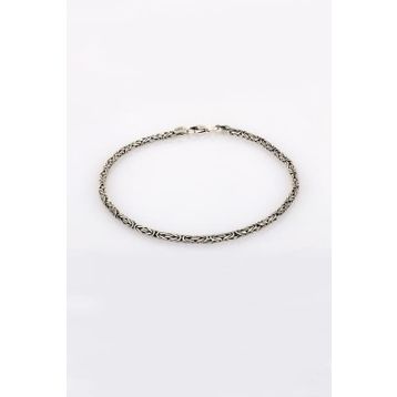 Mistik Silver Kral Erkek Gümüş Bileklik