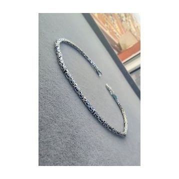 Mistik Silver Kral Erkek Gümüş Bileklik