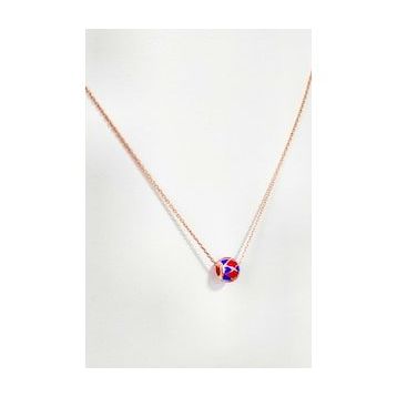Mistik Silver Küçük Mineli Topçuklu Gümüş Kolye