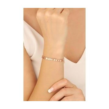 Mistik Silver Sallantılı Dövme Pullu Gümüş Bileklik