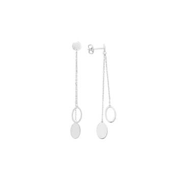 Mistik Silver Sallantılı Gümüş Küpe