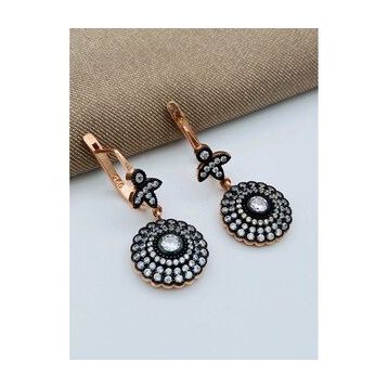 Mistik Silver Sallantılı Gümüş Küpe